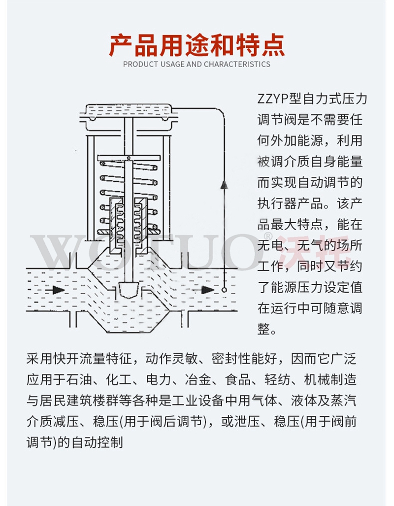 自力式调节阀工作原理