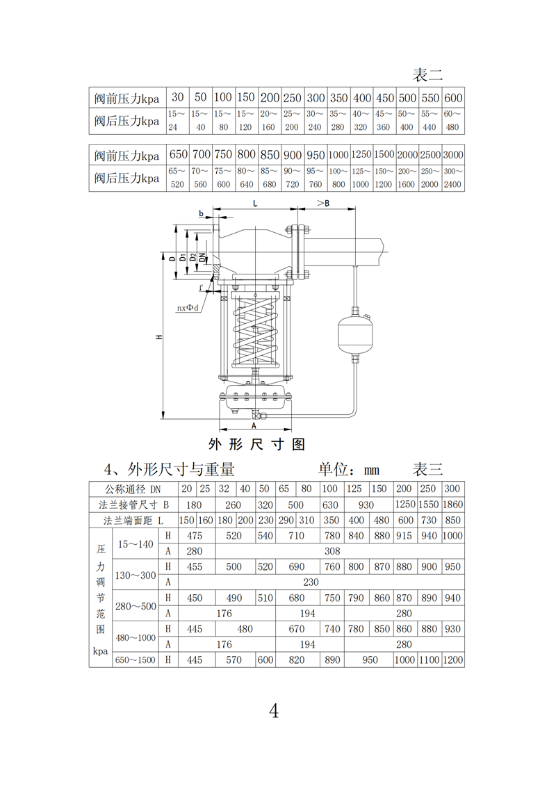 ZZY型自力式压力调节阀说明书